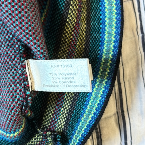 Boston Proper Sweater Knit Sheath Dress Long sleeve Aztec Tribal print size 4 - Picture 13 of 14